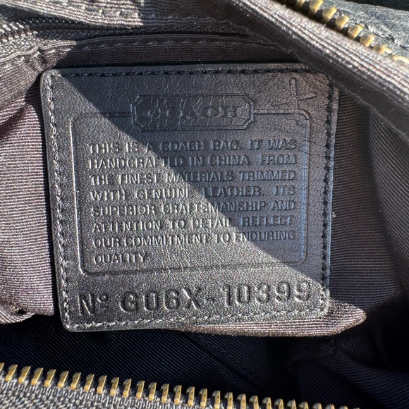 Coach Chelsea Vintage Lace Stitched Duffle Crossbody Bag - Picture 12 of 12